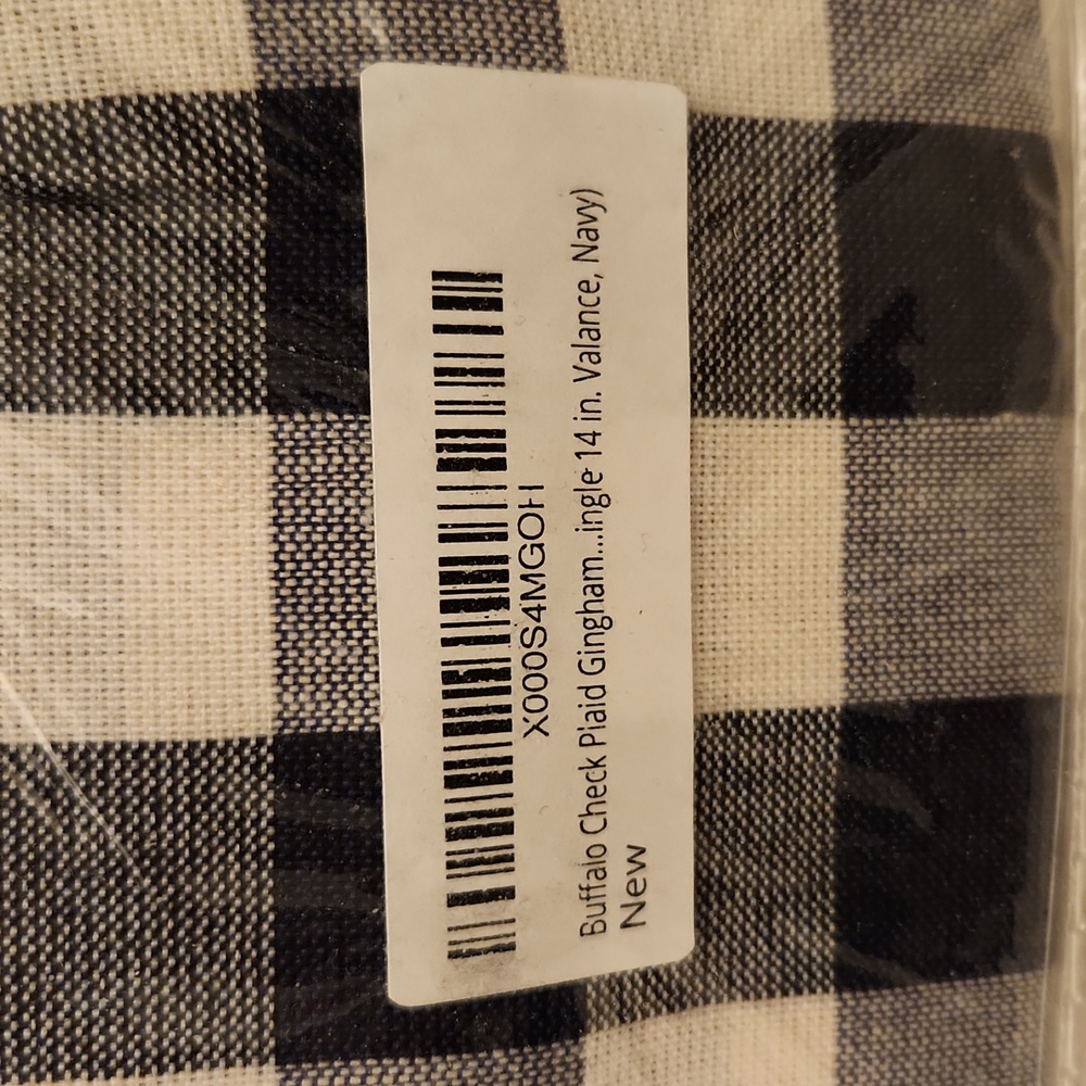 Buffalo Check Curtain Set - Picture 6 of 7